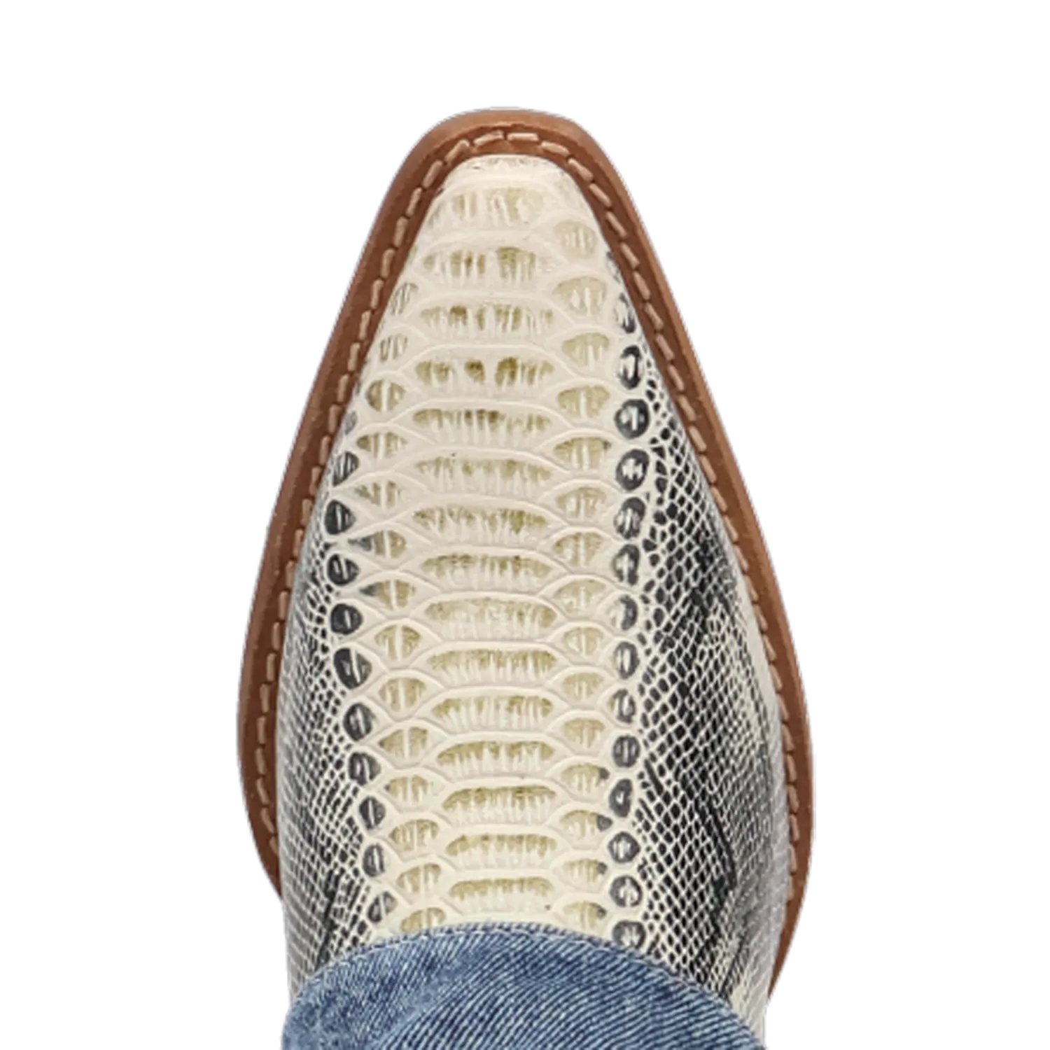 Denim Dream leather Bootie